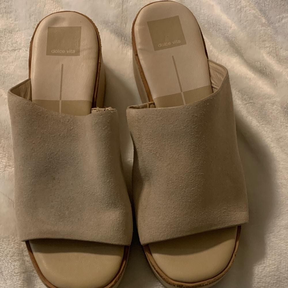 Dolce Vita Cream Mules